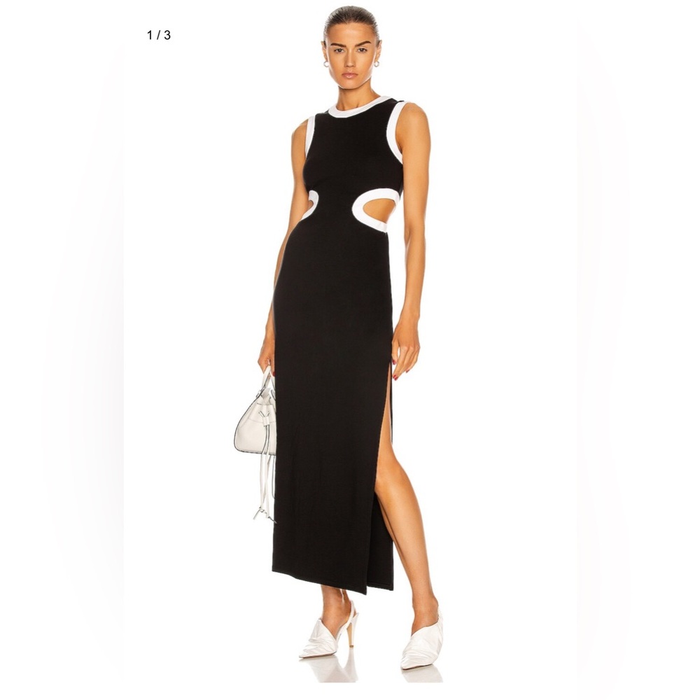 STAUD DOLCE DRESS BLACK (XS)